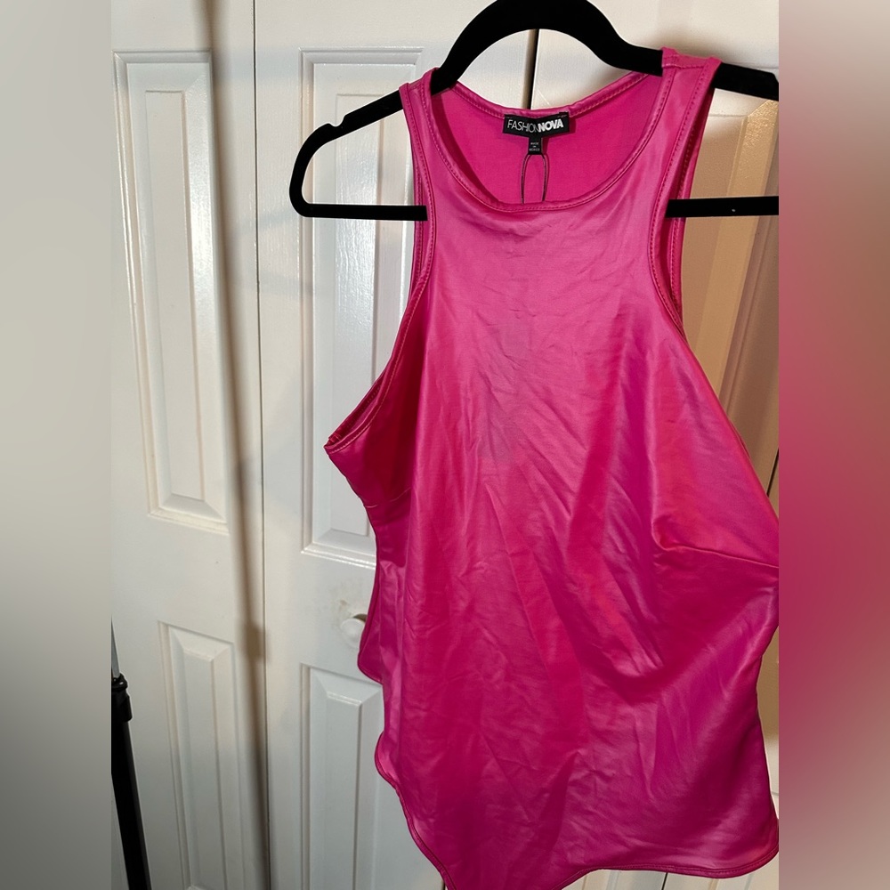 Faux leather body suite